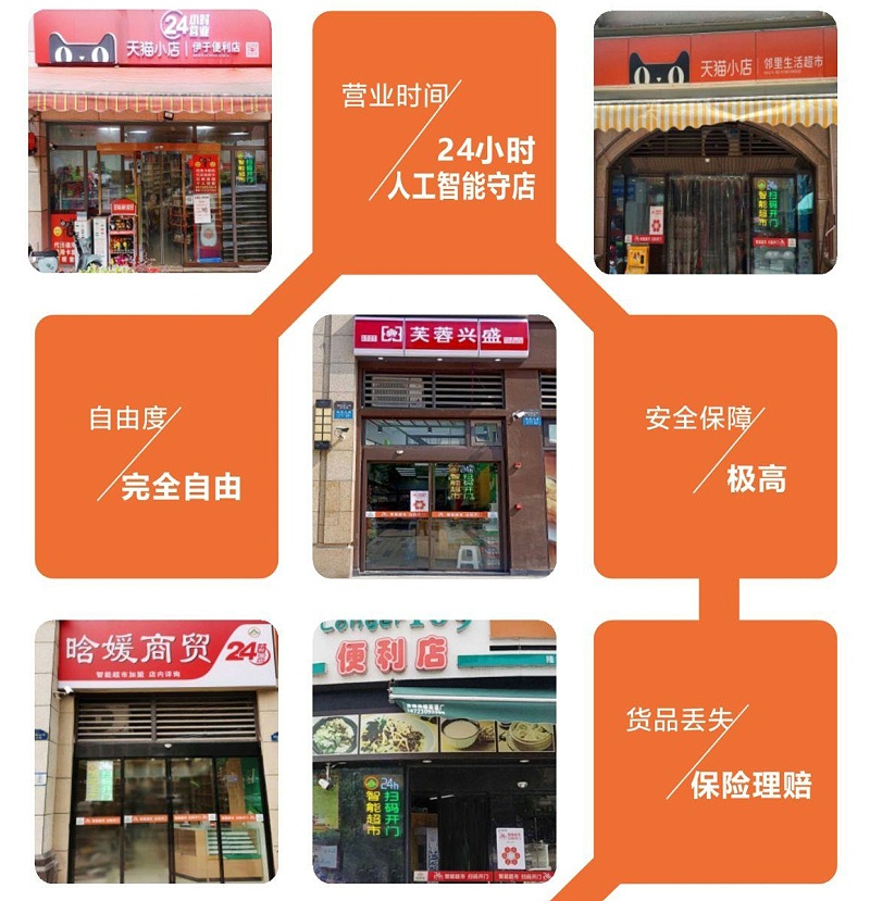 24小时智能云值守便利店系统